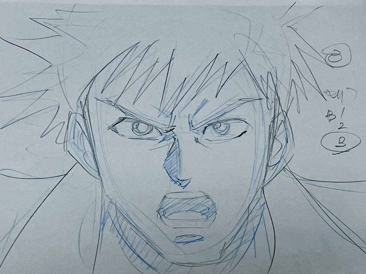 →進藤さんが描いて下さった第一原画がこちらです(掲載許可済)!!
「自分のキャラのほうが描きやすいよね?」と気遣って下さり、なんと、ド直球彼氏×彼女の進一を描いて下さった。嬉しすぎるなんて言葉で済ませないほど本当に嬉しかったです。ありがとうございます!!!!→ 