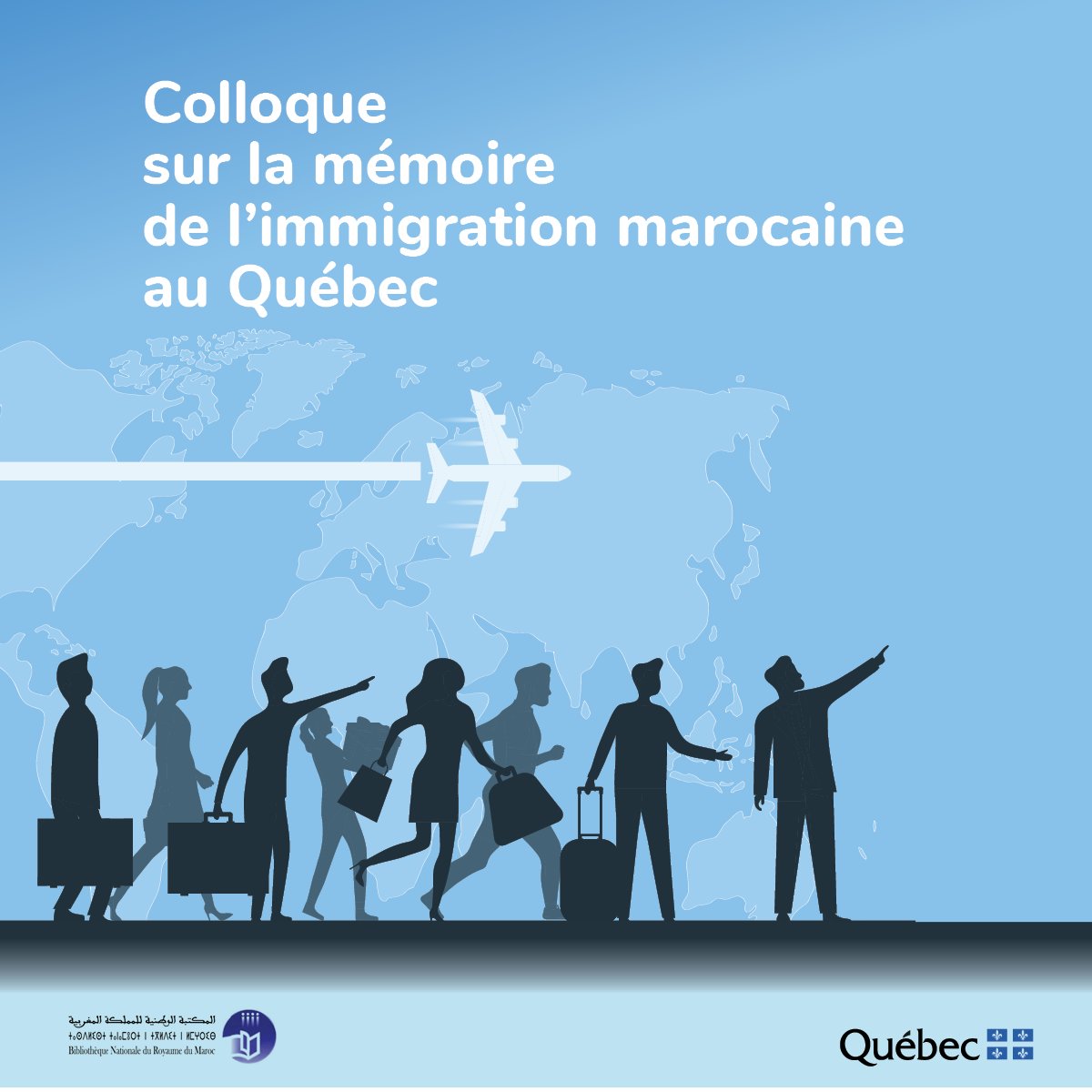 De concert avec la Bibliothèque nationale du Royaume du Maroc, le Bureau du Québec à Rabat organise un colloque sur le thème de la Mémoire de l’immigration marocaine au Québec, le mardi 21 juin à partir de 9h30, à l’auditorium de la BNRM, avenue Ibn Khaldoun.