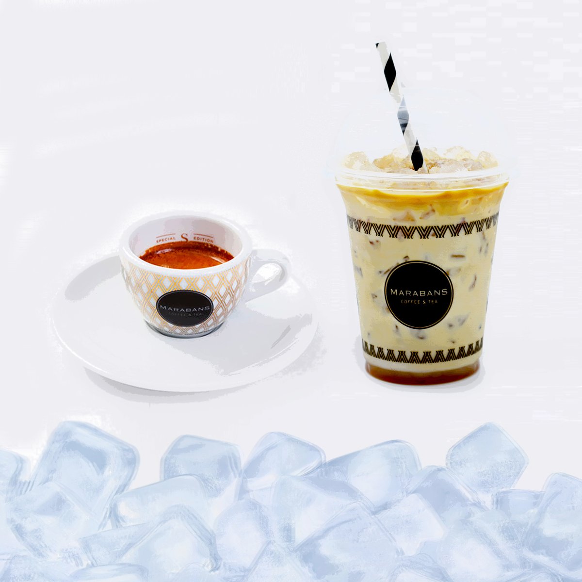 marabanscoffee's tweet image. Frío o caliente, para tomar aquí o para llevar... tu eliges cómo tomar tu café 😎 #Espresso o #IceLatte