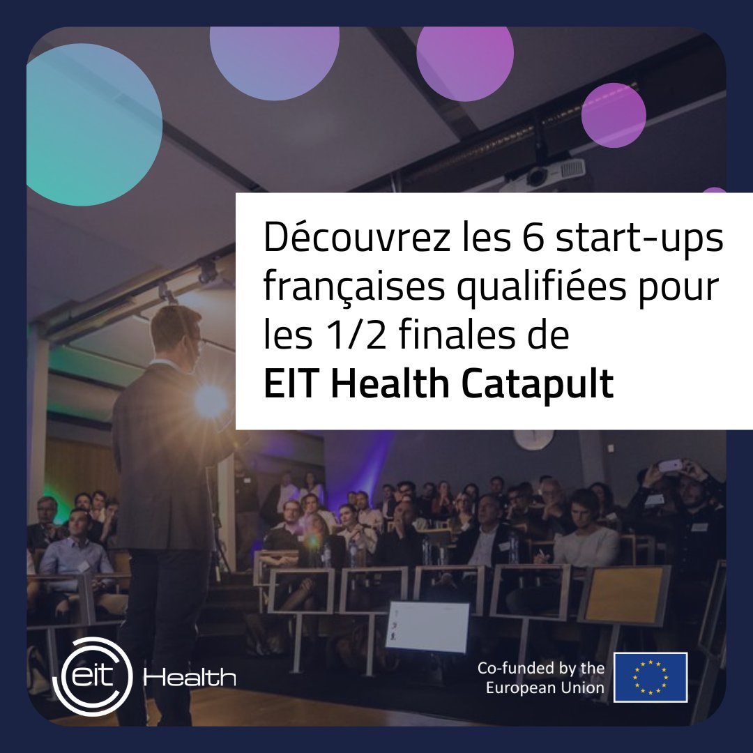 ⭐️ Félicitations aux 6 #startups françaises qualifiées pour les 1/2 finales de <a href="/EITHealth/">EIT Health</a> Catapult 2022-23 !

#AtmosR <a href="/Torskal_Nano/">Torskal Nanoscience</a> <a href="/ArcaScienceEU/">ArcaScience</a> <a href="/Surge2Surgery/">Surge2Surgery</a> #Omini #Chipiron

Félicitations et bonne chance à elles ! 🙌

Les 42 start-ups sélectionnées : bit.ly/3xI9W8w