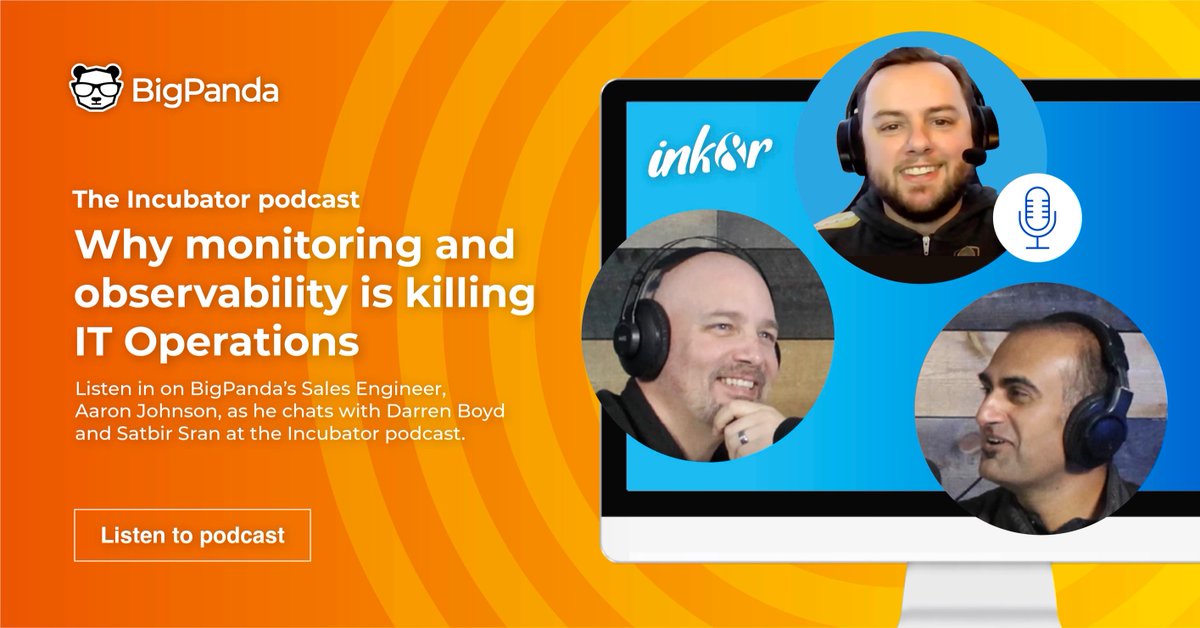 In this 30-minute podcast hosted by Ink8r founders, Aaron Johnson explains why the idea of more monitoring and observability tools doesn’t mean better IT operational awareness. 

my.bigpanda.io/3aTnpRH 

#AIOps #eventenrichment #observability #ITMonitoring #eventcorrelation