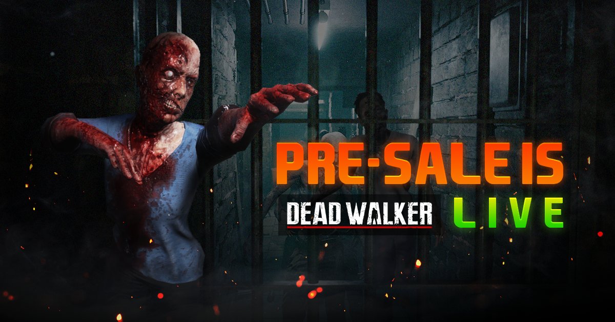 Deadwalker_v's tweet photo. [Notice] Deadwalker Pre-sale start Announcement 

Hello, this is 'Deadwalker' operation team.

We’re delighted to announce Pre-sale in our official community.

https://t.co/UoY1iZ7m2q https://t.co/m3X06E4bYv