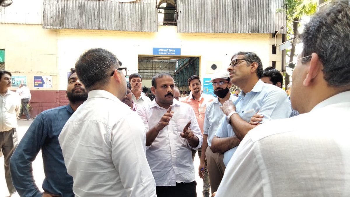INTRA -RAILWAY SAFETY AUDIT OF MUMBAI DIVISION,CR
#SafetyFirst #SafetyFirst 
<a href="/drmmumbaicr/">DRM Mumbai CR</a>