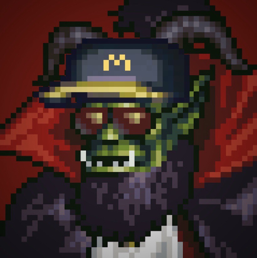 麥當勞員工上線

<a href="/get_turned/">ZombieClub</a> #McDonaldsZombieClub #McDonalds #ZombieClub #imlovinit #pixelart