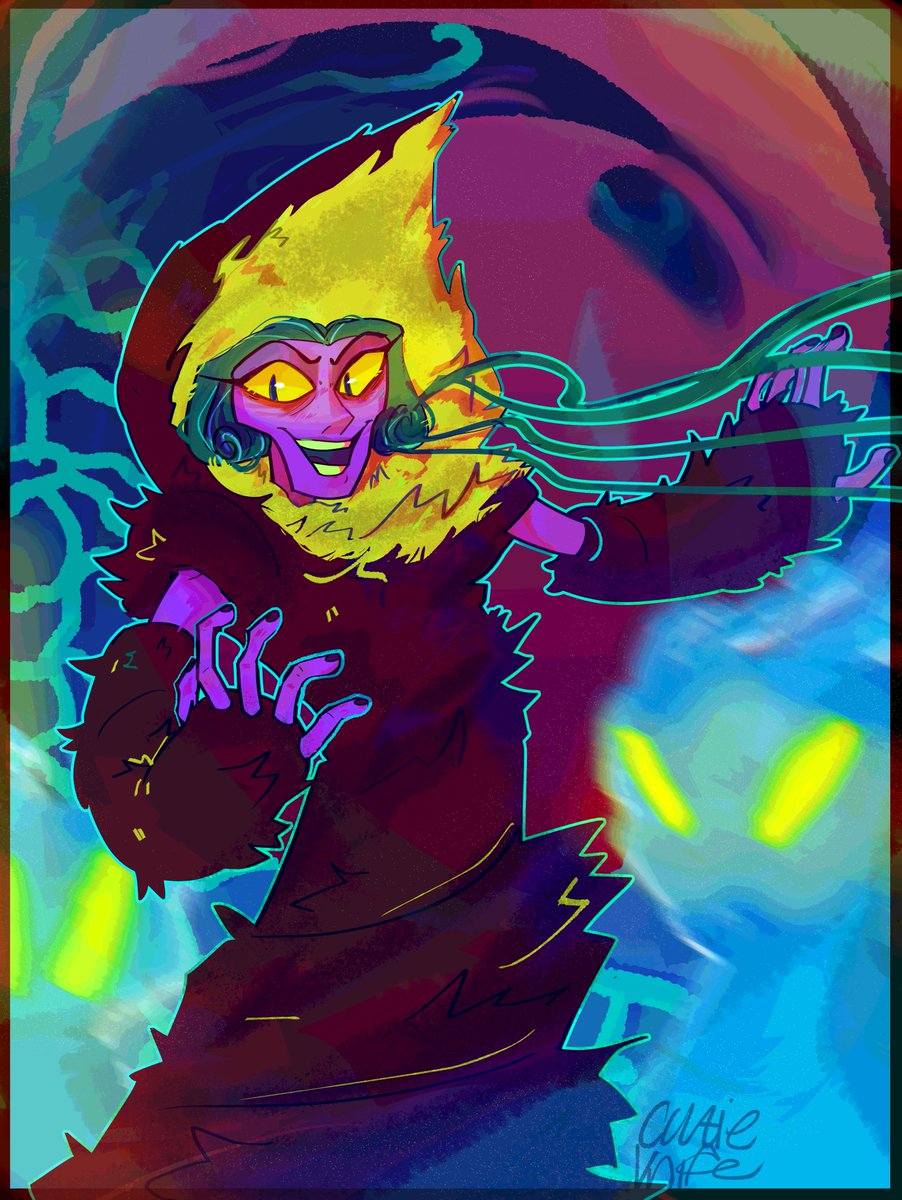 cutestknife's tweet photo. ✨Maligula commission! ✨
#Psychonauts2 #Maligula https://t.co/VfxHzulwsH