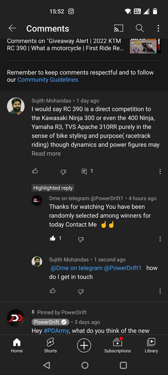 rowdythumper's tweet photo. @PowerDrift  you guys need to keep up to your promise. Not deleting the message https://t.co/nDfSgqzISm