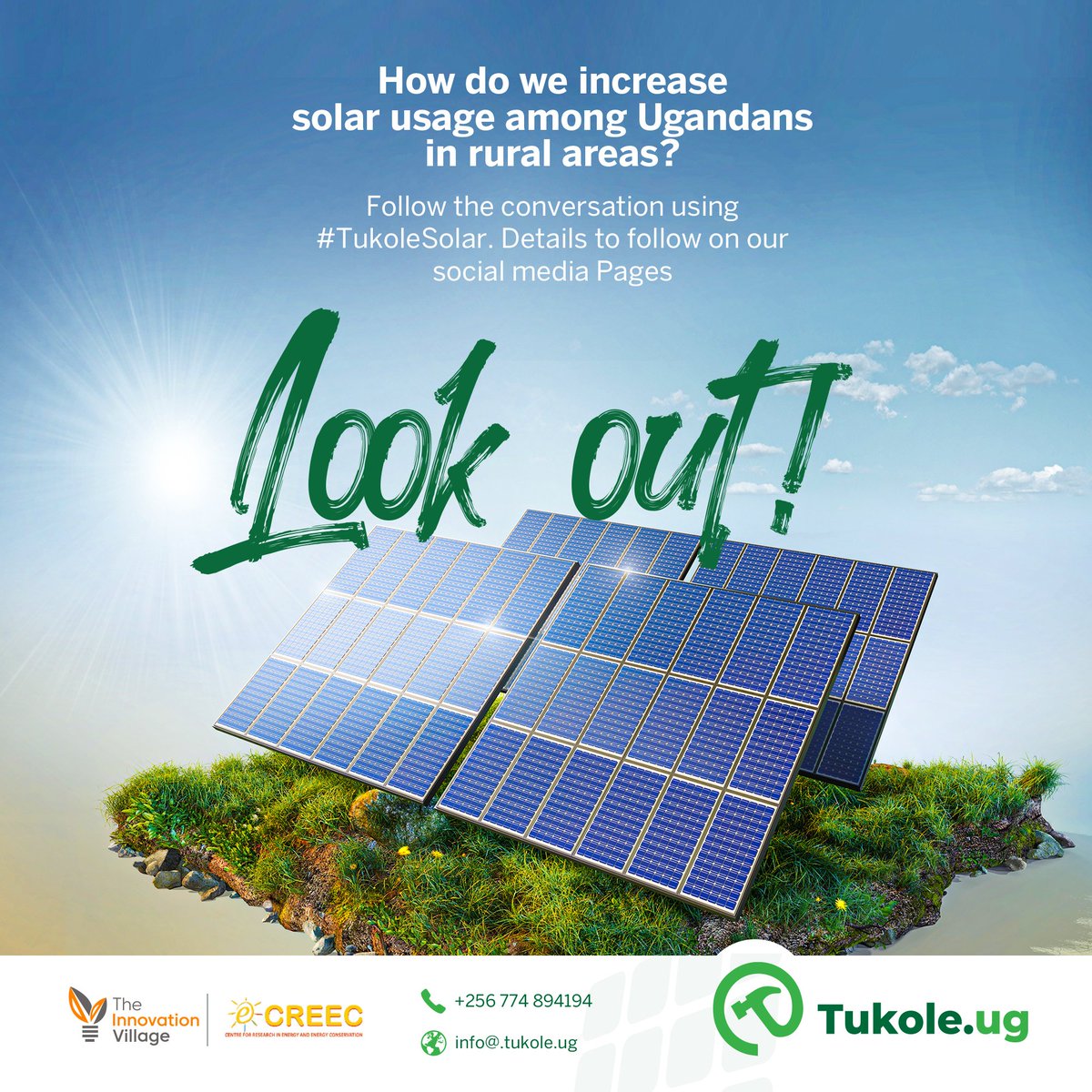 Tukole_Ug's tweet photo. The wait is almost over! A capacity building project for solar energy equipment maintenance is coming to your region soon. Stay tuned for more updates! #TukoleSolar https://t.co/H4yItAGOCF