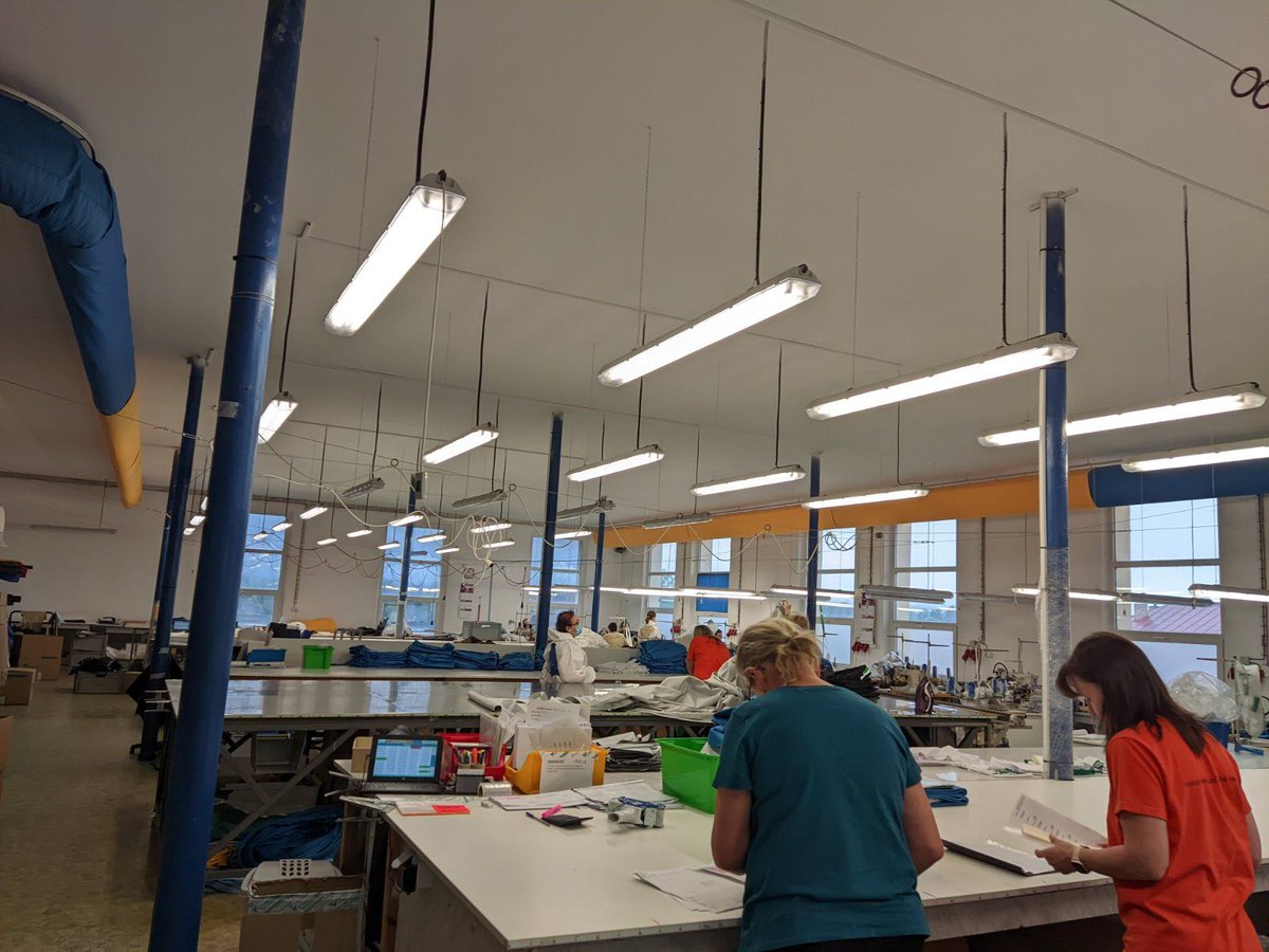 Our colleagues at the Prihoda factory subtly supporting Ukraine 😀🇺🇦
