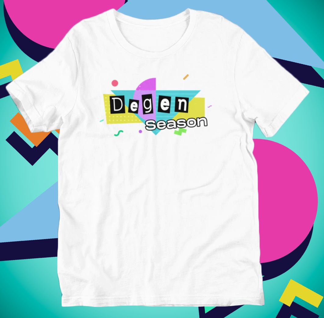 DegenMerch's tweet photo. @Sam_notherenow Degen Season you say!? https://t.co/QW3pP7nisC