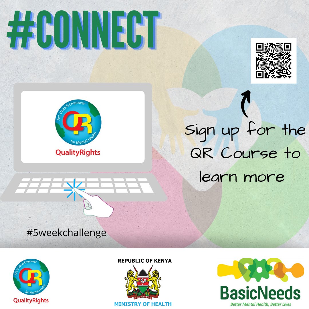 qualityrightske's tweet photo. Welcome to #week2 of the #5weekchallenge. Our theme is #connect. Below are some ways connections improve our mental well-being. #mentalhealth @BravinYuri https://t.co/CDB3LSn0nn