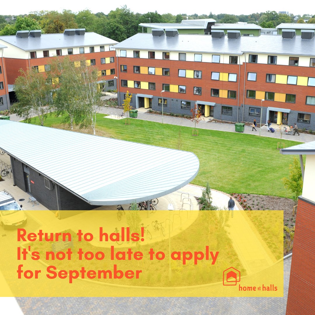 It’s not too late to apply for a room this September! To check current room availability for returning students and for more information on how to apply, visit reading.ac.uk/return-to-hall