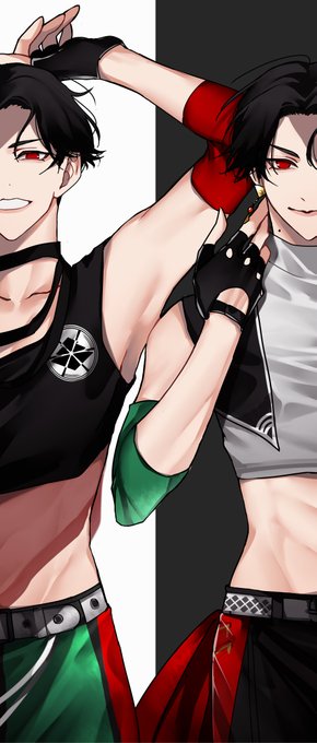ちゃんとお腹の布を描き足しました 