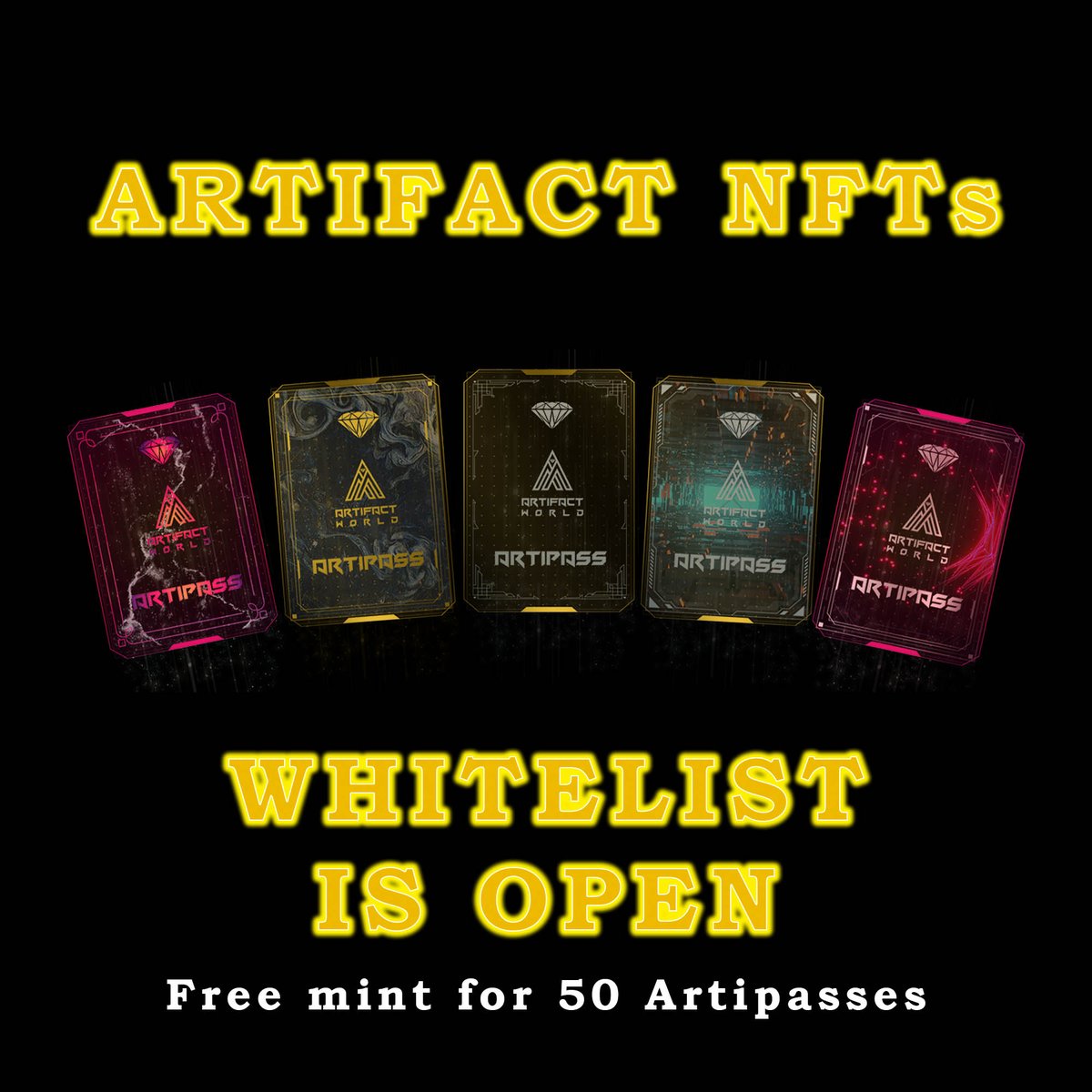 Artifactworld2's tweet photo. @DegenSweepers @CetsOnCreck possibility to earn 2.5 SOL for free

Artifact world project provide Free mint opportunity 

to apply join Artifact discord https://t.co/8SlJpAtWpC

verify yourself and go to How to whitelist channel to see requirments https://t.co/C1WjbrhJn2