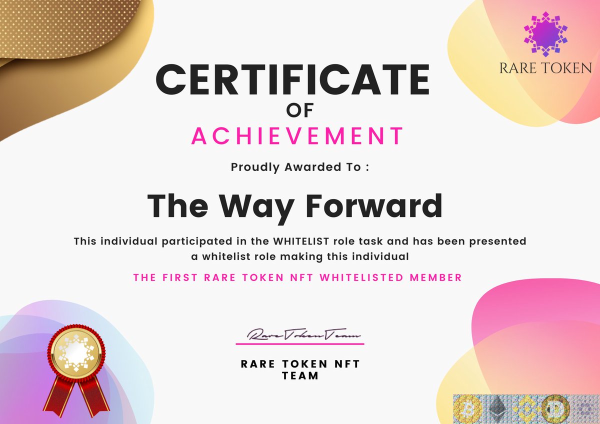 TokenRare's tweet photo. Rare Token NFT First Whitelisted Member🚀🚀

#Whitelist #crypto #defi #NFTdrop #NFTGiveaway #nftdiscoveries #NFTCommmunity #nftdiscord #NFTWhitelist #nftcollector #nftart #NFTs #solanartnft #sol https://t.co/tlKMeBBgtK