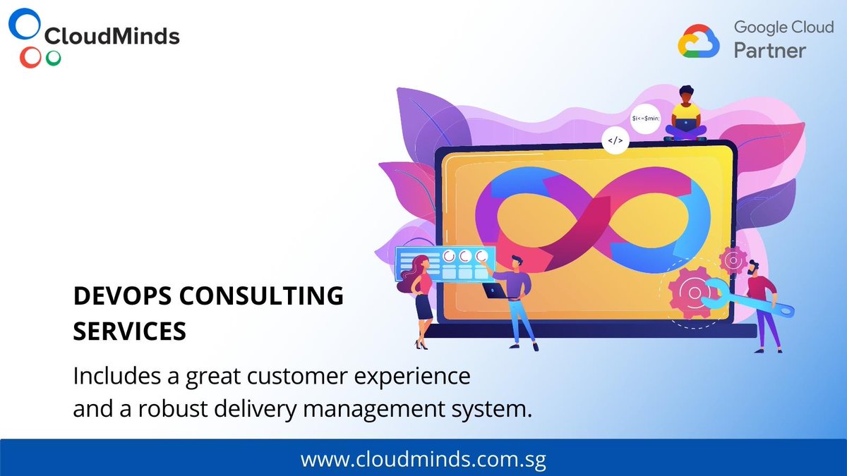 CloudMindsSG's tweet image. Get Organizations to benefit from our DevOps consulting services, which include a positive customer experience and a complex delivery management system.
#GoogleCloud #GoogleCloudPlatform #googlecloudplatformservices #cloudminds #cloudmindsservices #cloudcomputingservices