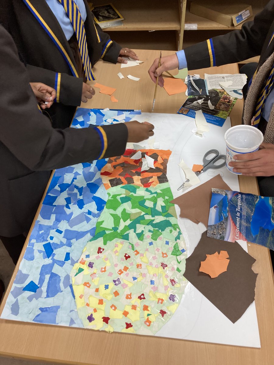 NDHSDesignDept's tweet photo. The Upcycling Club have been busy re-purposing ‘waste’ materials over the past few weeks! Great work team! @ndhsglasgow https://t.co/ufOJRJdXo9