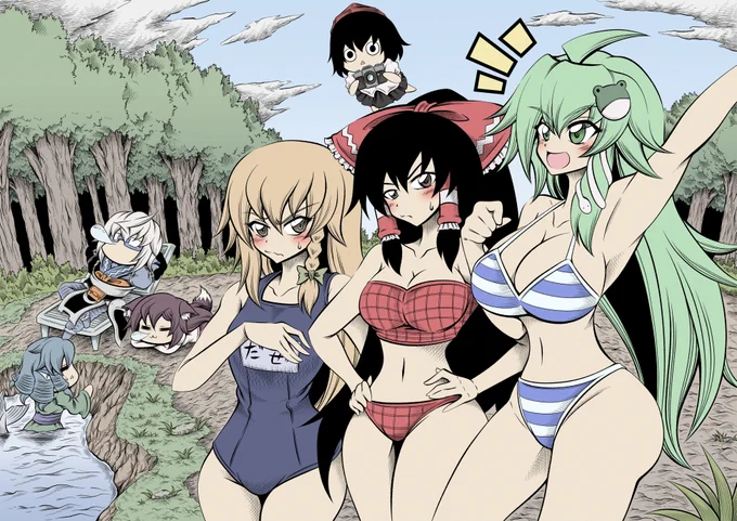 水着東方 