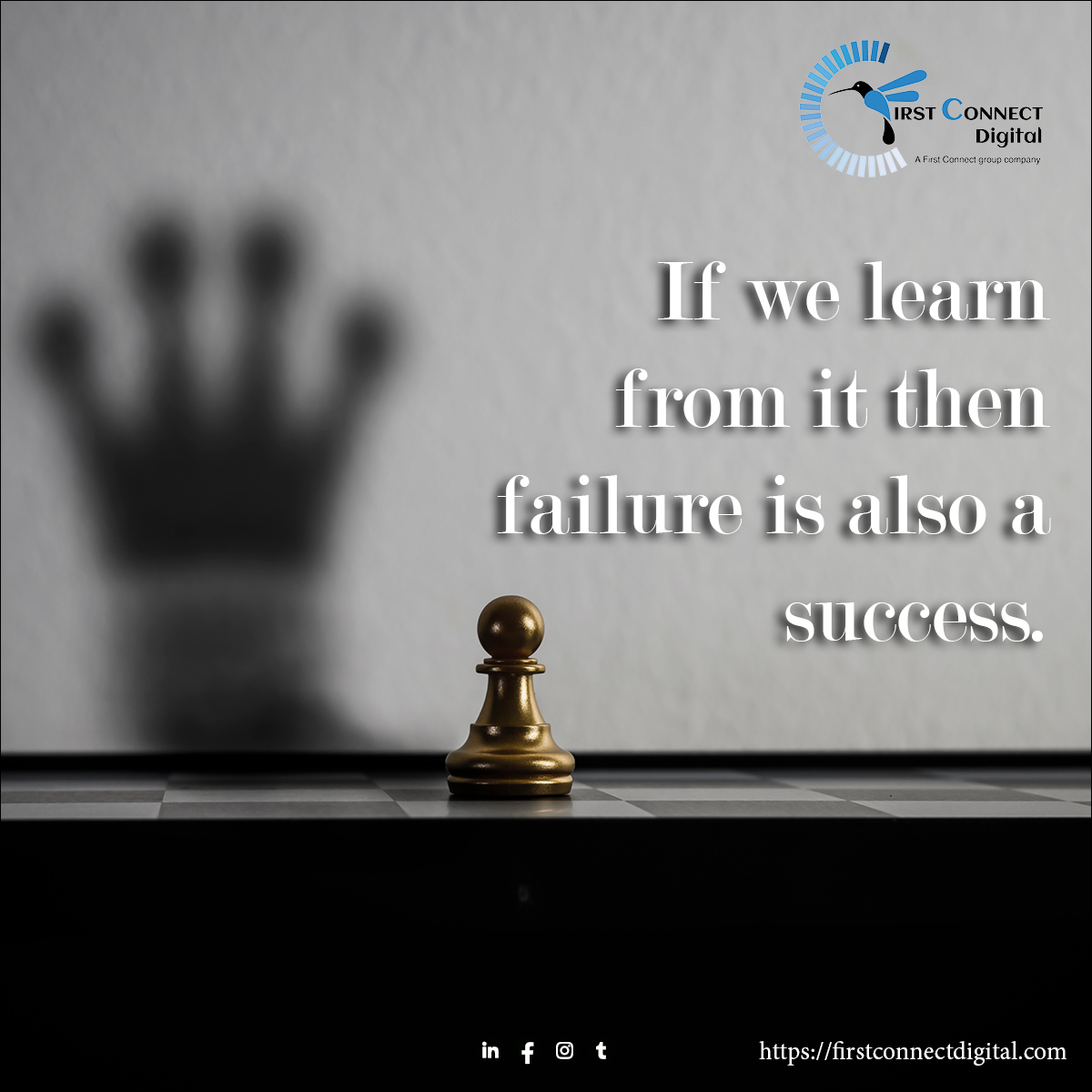 FirstconnectD's tweet photo. Motivational Thoughts
#motivationquotes #motivationalpost #learning #failure #success #fcdquote #fcd #techpapersworld #firstconnectdigital https://t.co/d499gbtVrR