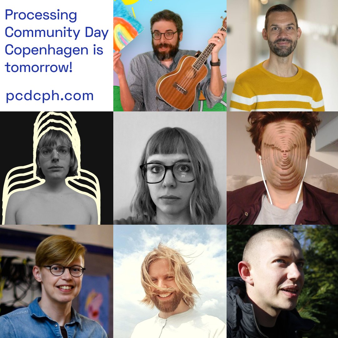 This is tomorrow in Copenhagen! A free event for anyone interested in the intersection of art, design, and code. Tickets still available on pcdcph.com!