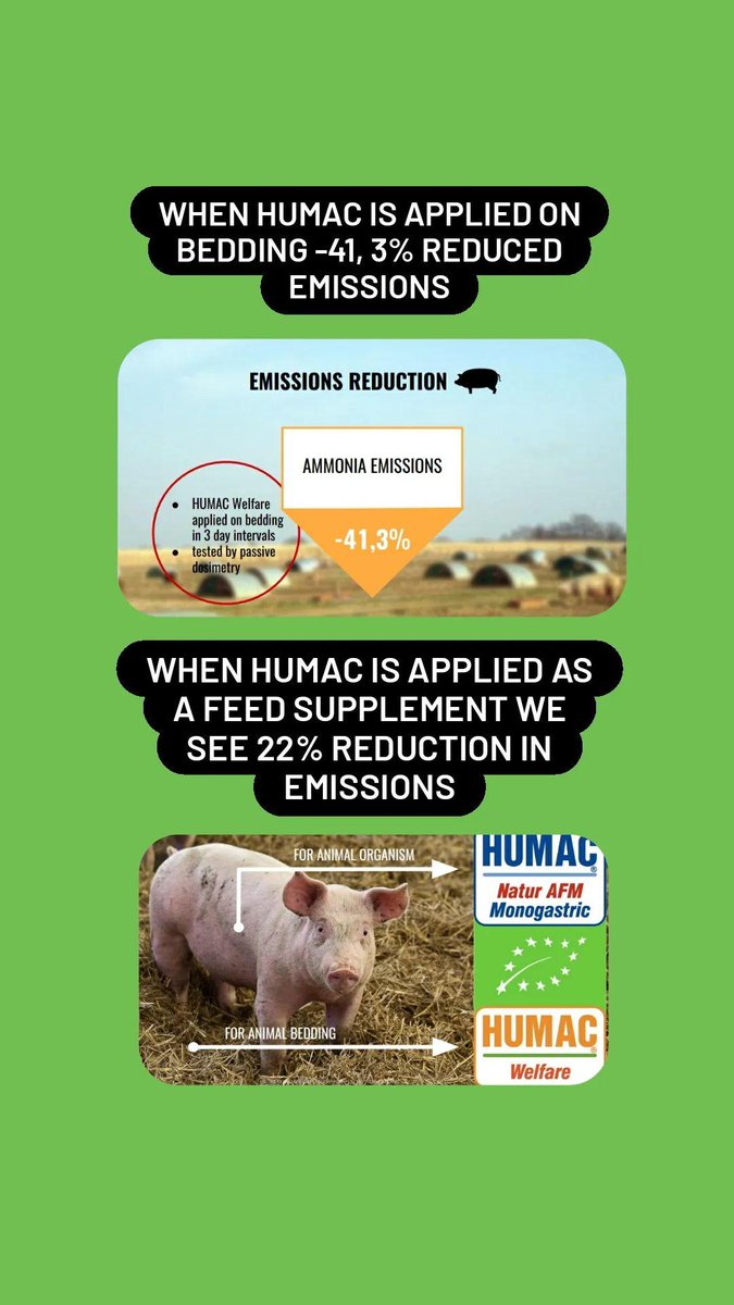 Reduced emissions with HUMAC based on activated humic acids...
#Ecology #sustainability #thepowerofnature #optimalanimalhusbandry #irishimporter #smallirishbusiness #ecofriendlysolutions #irishfarming