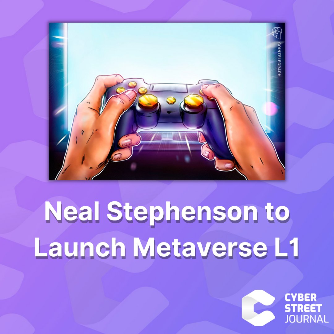 In an effort to “show these whippersnappers a thing or two”, Snow Crash author Neal Stephenson is launching his own metaverse #blockchain. Plus, even he says the #metaverse will mostly NOT be VR…and he’s the reason you think it will be VR.

More 👉 cyberstreetjournal.com