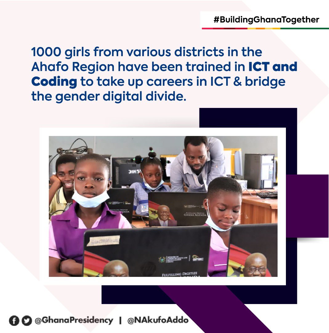 Few years to come, these girls will be the face of ICT in the country. <a href="/mocghana/">Ministry of Comms</a> <a href="/GIFECGhana/">GIFEC Ghana</a> led by <a href="/UrsulaOw/">Ursula Owusu</a> and <a href="/PrinceSefah/">Prince Sefah</a> respectively, are doing marvelously well. 
#BuildingGhanaTogether 
#GirlsInICT