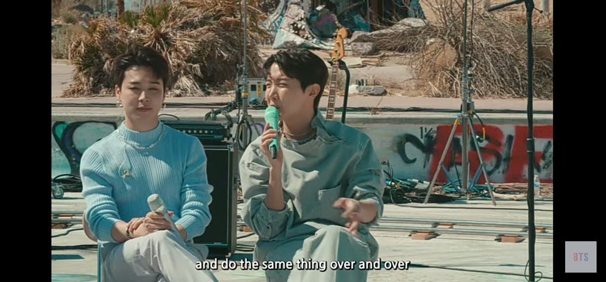 "... we didn't want to be artists who would get stuck in one place and do the same thing over and over." - Hoseok