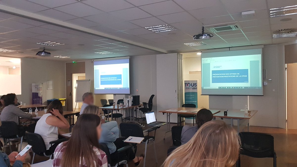 Sha_Guiardel_R's tweet photo. Nouveau temps d'échanges partenaires par @poleemploi_RCVL (Orléans EST et OUEST)
🎯focus sur @Adapei45 et @Assur_Maladie (CPAM)
🙏pour les présentations et les échanges 
#tousmobilisé #partenariat #inclusion #insertion #synergie https://t.co/E6EJgMThKw