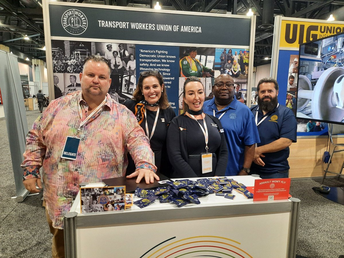 transportworker's tweet photo. We're here at the @AFLCIO convention ready to build the movement to meet the moment! https://t.co/CFWf4R7oAR
