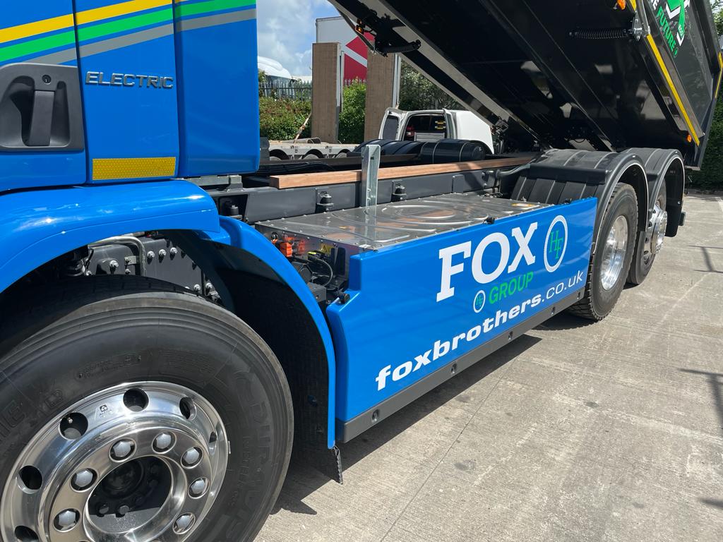 Very proud to be trusted to provide <a href="/foxbrothersltd/">Fox Brothers</a> with their camera and safety systems on the first Electric Tippers supplied by <a href="/ThomasHardieUK/">Thomas Hardie UK</a> - the future's now!!!