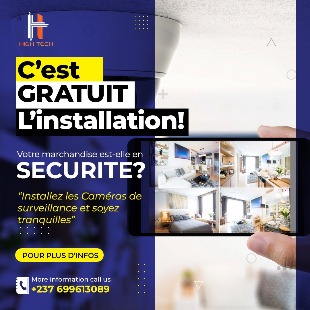 VenusHighTech's tweet photo. 04 Cameras Analogiques
01 dvr enregistreur 4 canaux
01 terabyte disque dur

Installation gratuite
#Cameroon #samuel_etoo #douala #venushightech #camera https://t.co/ovTYuftP7B