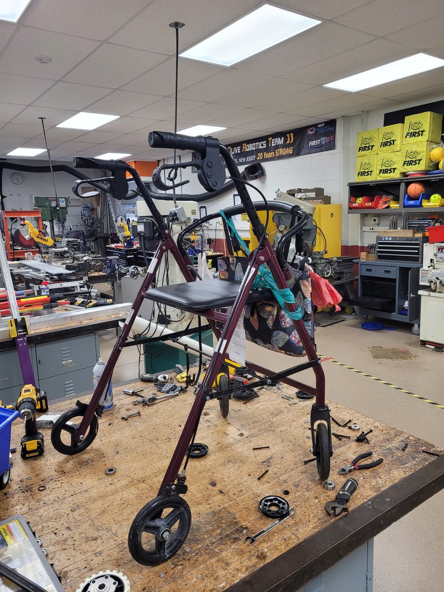 Robotics labs often double as repair stations for fellow students.
<a href="/RebeccaKreider/">Dr. Rebecca W. Kreider</a> <a href="/PrincipalMOHS/">Mount Olive High School</a> <a href="/KevinRStansber1/">MarauderNation</a> <a href="/mohs_lab/">MOHS-Marauder Innovation Learning Lab</a>