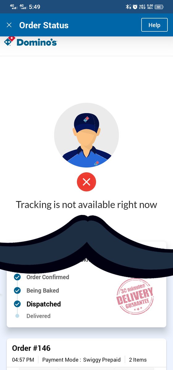 GoodLuck066's tweet photo. It's been About an Hour and i haven't received my order yet...

@dominos service is getting disaster Day by day @dominos_india 

You say that its 30 min guarantee and you are taking double time. https://t.co/GjJf6aAloR