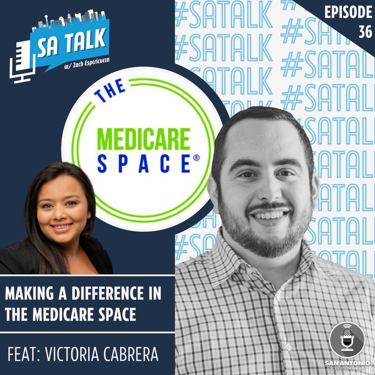 SAPodNetwork's tweet photo. ICYMI: the latest episode of #SATalk features Victoria Cabrera, owner of The Medicare Space.
Tune in to learn about how her agency is making a difference here in San Antonio.
#SAPodNetwork | ๐ Link in Bio https://t.co/nnjH4l1BjW