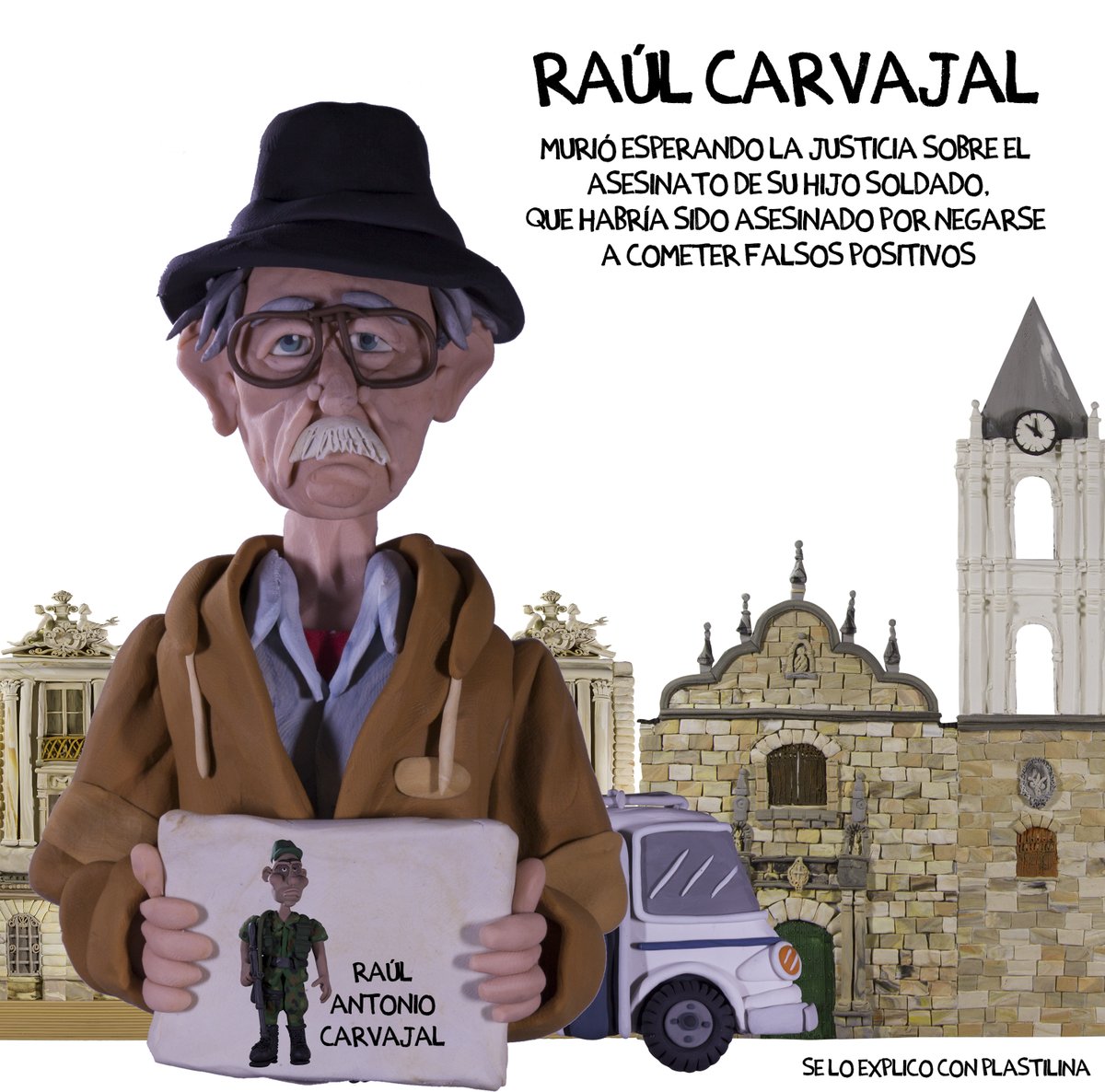 El 13 de junio de 2021 murió don Raúl Carvajal, esperando justicia sobre el caso de su hijo soldado, que habría sido asesinado por negarse a cometer falsos positivos.