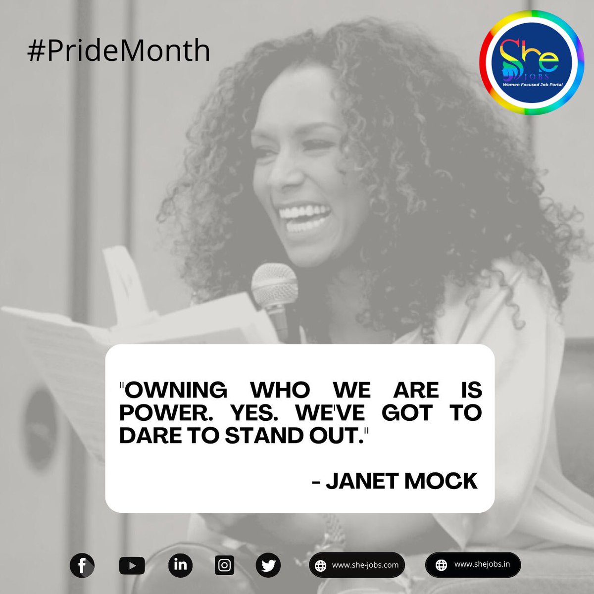 SheJobs's tweet image. 𝗦𝗵𝗲𝗝𝗼𝗯𝘀 portal is focused on connecting Candidates from any minority like LGBTQ with employers who respect gender equality.  
Visit our site 🌐- shejobs.in
she-jobs.com
#SheForHer #skills #skilledjobs #jobs #career #jobapplication #newjob #joblgbtq