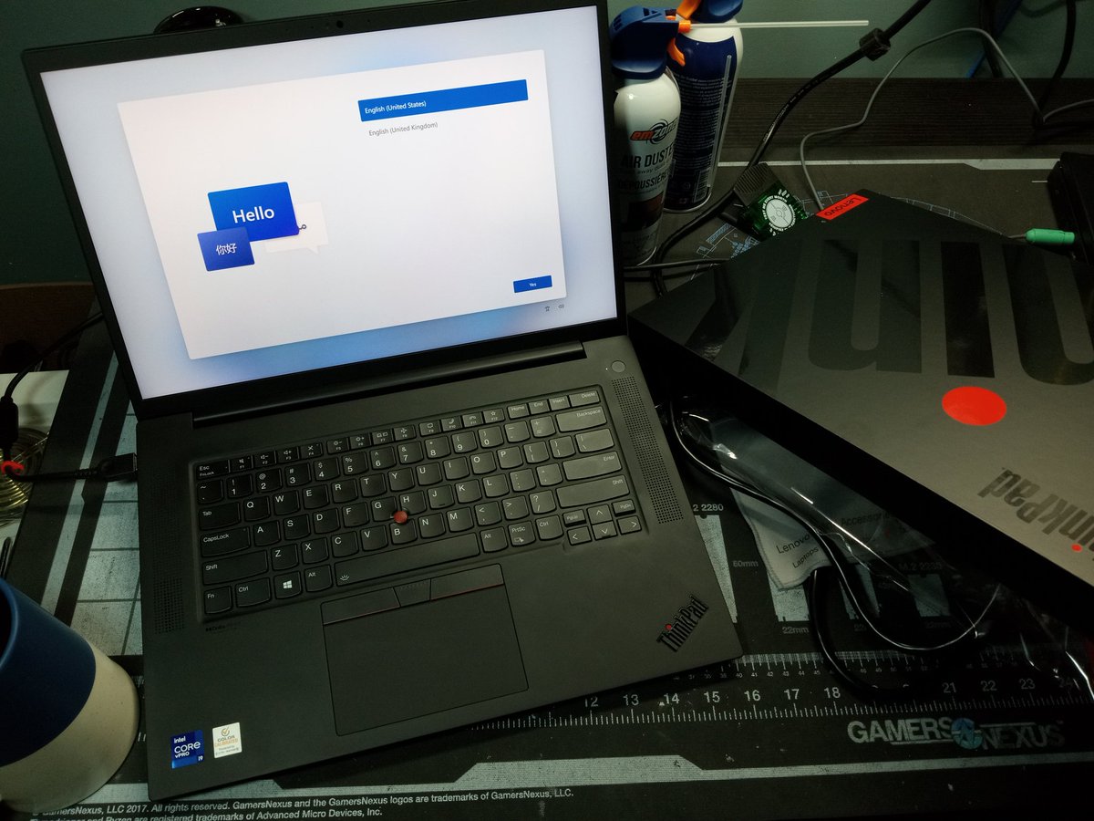 retropcdurham's tweet photo. Time to say goodbye to my #ThinkPad P1 Gen4
Powerful system but the overall experience was not as good as my P71
Also I miss having a #ThinkPadYoga
Maybe I'll look into an #eGPU setup? https://t.co/ZS9I736YKS