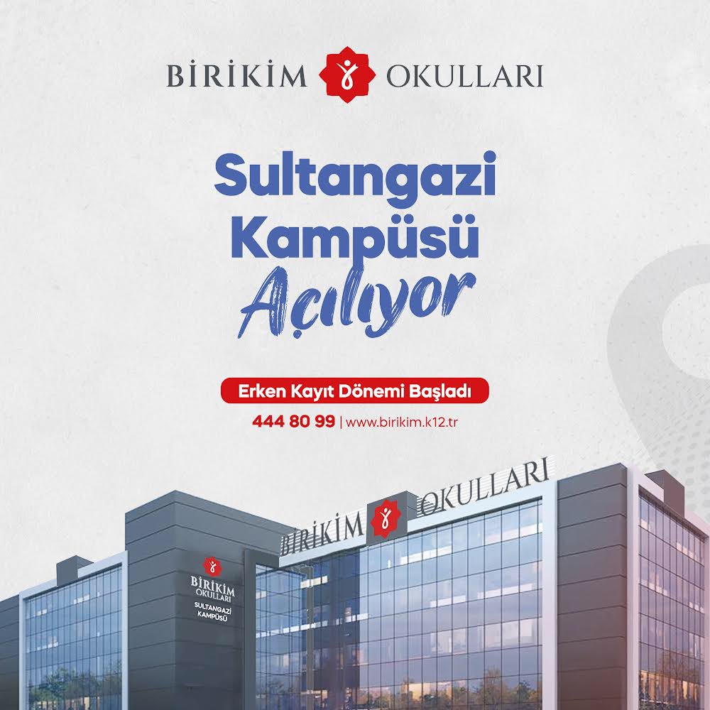 27 Yıllık Birikim Sultangazi’de açılıyor!
Sultangazi Kampüsümüzde öğrencilerimizle buluşmanın heyecanını yaşıyoruz. 

Erken kayıt indirimi için Kampüsümüze bekliyoruz. 

“Eğitim İçin Birikim”
#birikimokullari
