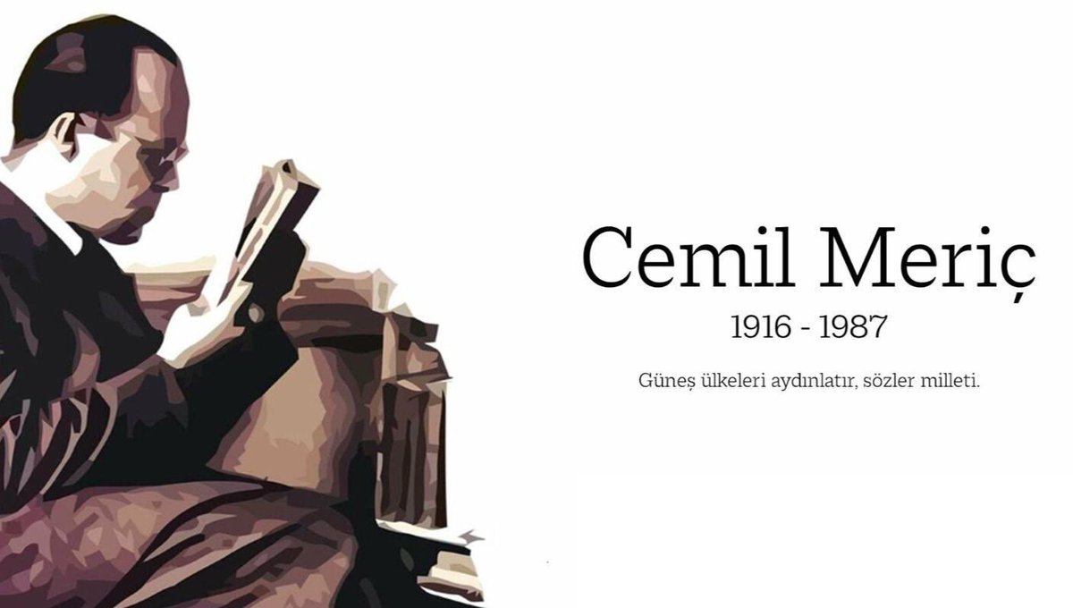 "Bu kavga, Olimpos Dağı’nın çocukları ile Hira Dağı’nın çocukları arasındadır. Ama Olimpos tek yürek, Hira mahzun." C. Meriç 

Vefat yıl dönümünde saygı ve özlemle... Rabbim Rahmet eylesin... #CemilMeric