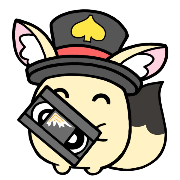 #絵まる 
ビデオテープを持ってくる座員くん 