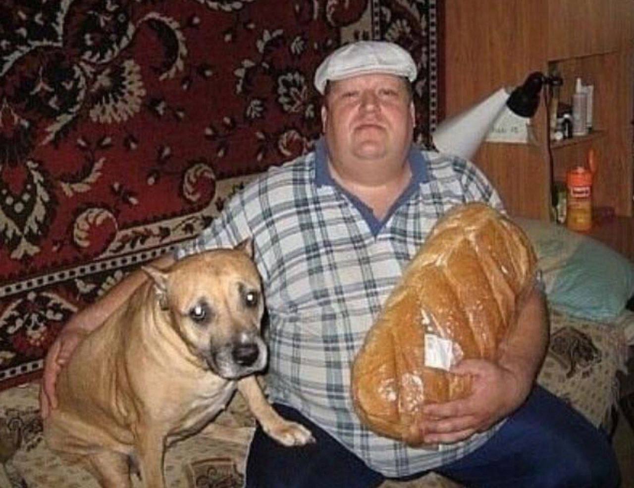 Прикольный батон