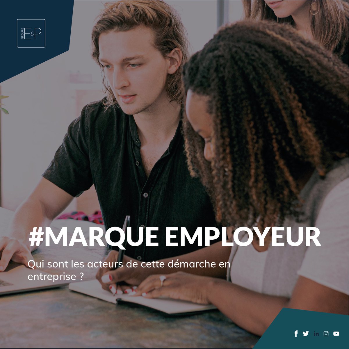 Pour ce nouveau #MondayFocus, évoquons cette semaines les acteurs de la marque employeur. 

#MarqueEmployeur #ImageDeMarque #RH #Recrutement #Communication #Fidélisation

ow.ly/nLBF50JvXsr