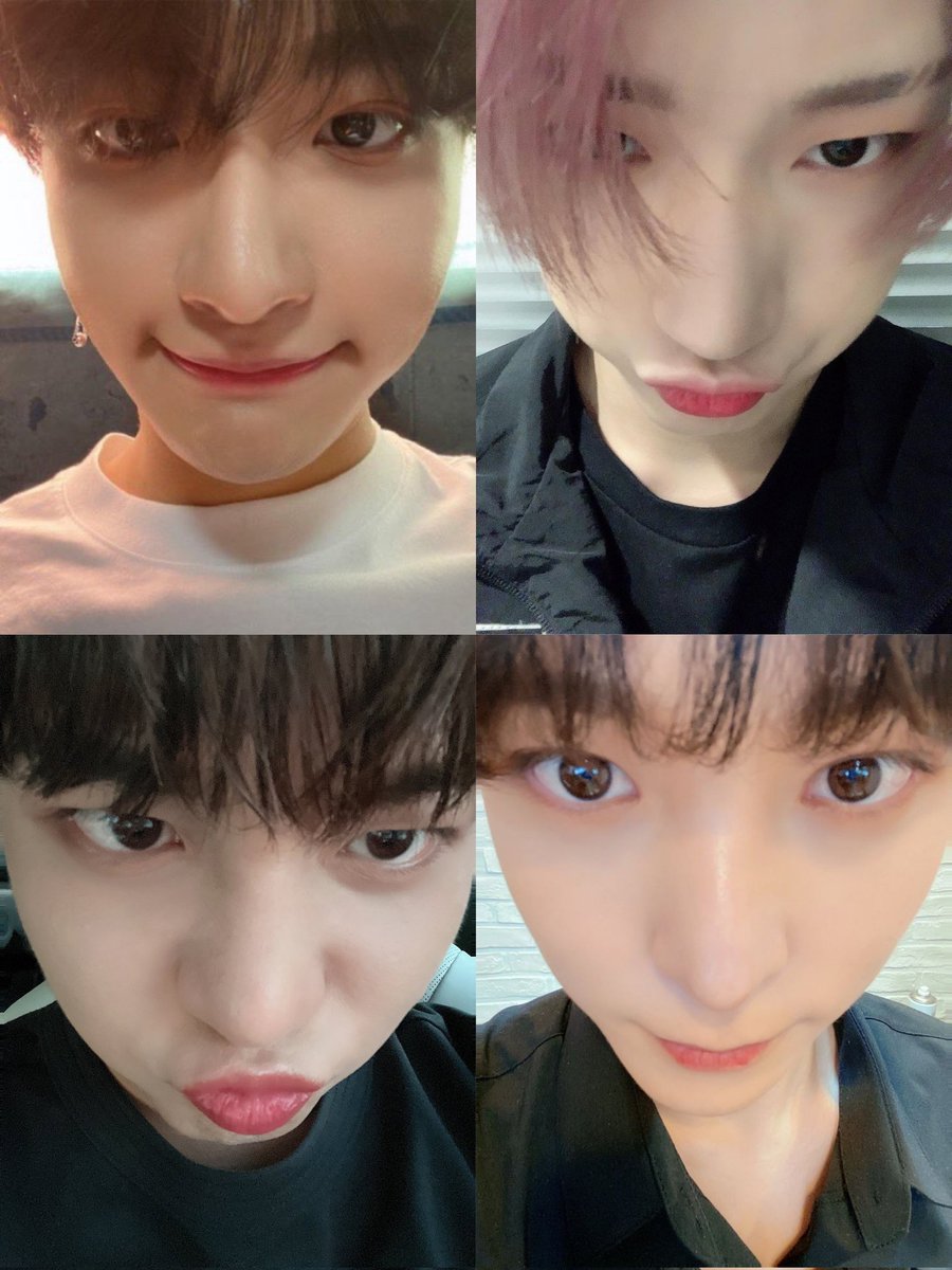 Kimmybaek2's tweet photo. This genre of ateez selca 😙 https://t.co/5E3cp6KODd