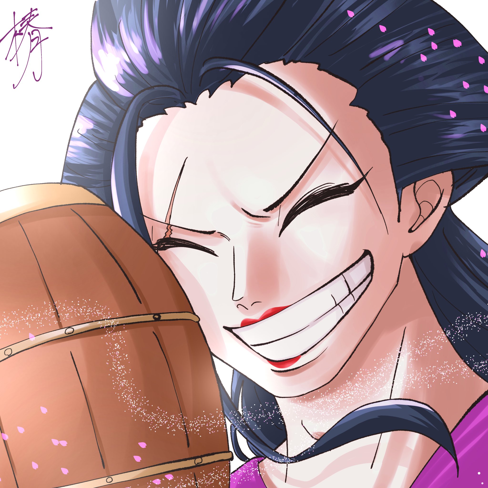 W Worldly Troper Rt Tubaki Iz0 Onepiece イゾウ Izo イラスト 大好きな笑顔だねぇ T Co Ceukqq2kse Twitter