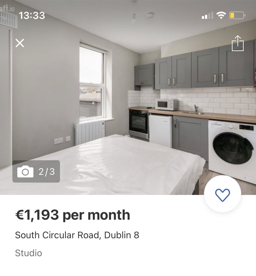EoinLyonz's tweet image. Petition for a “No bed in kitchen” filter option on Daft. Would make searching much easier. Please and thanks x