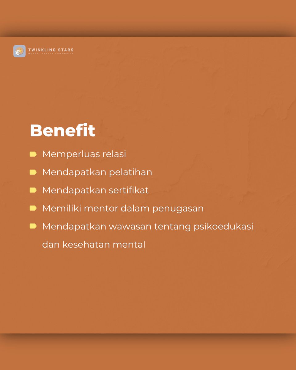 moovent_info's tweet photo. Summary
Peserta: Syarat &amp; ketentuan berlaku
•Pendidikan minimal SMA kelas 10/11 atau
•Mahasiswa aktif semester 1-5 Aktif
Teknis: Daring

❗️Link Booklet: https://t.co/Gso0riUKdf
❗️Link Pendaftaran: https://t.co/2ReLYWIizJ
@twistars.id 
@infovolunteer.co https://t.co/0Lo7vnWlUW