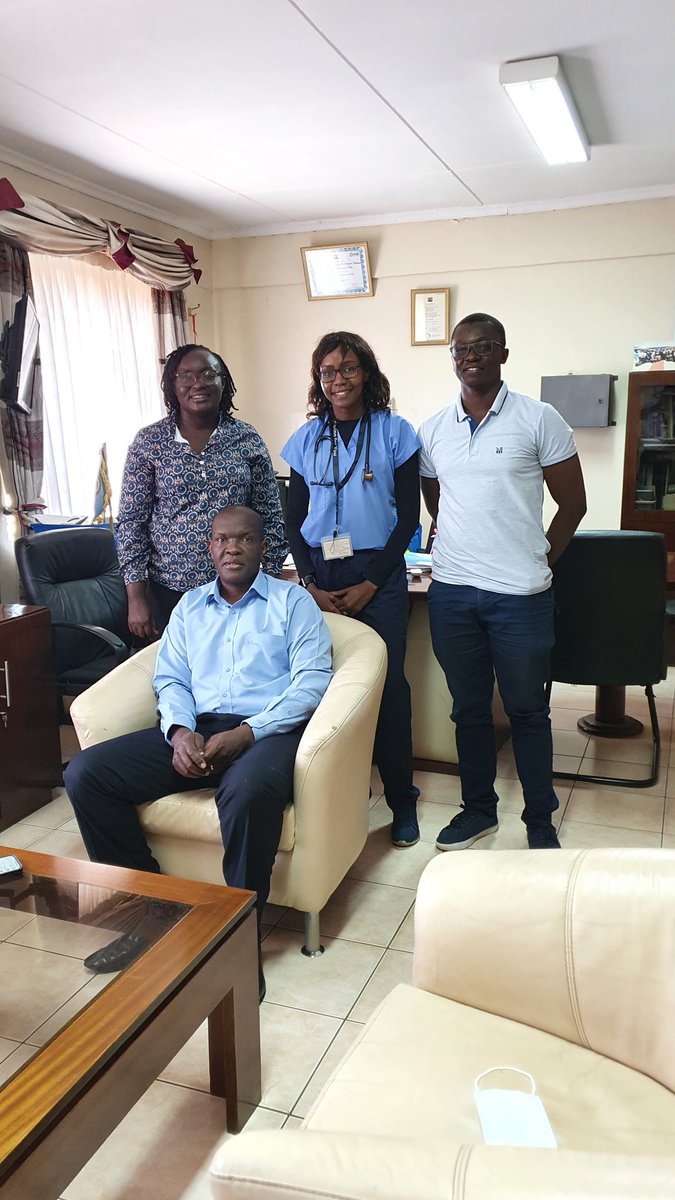 A milestone today as pioneer <a href="/canecsa/">CANECSA</a> anaesthesiology trainees (Drs Diana and Sipul) welcomed by <a href="/jootrhkisumu/">Jaramogi Oginga Odinga Teaching & Referral Hosp</a> Ag CEO and programme director Dr Oduor and Director of Training Dr Wafula. 
<a href="/ecsahc/">ECSA_HealthCommunity</a> <a href="/wfsaorg/">WFSA</a> <a href="/anaesthesia_KE/">KSA_AnaesthesiaKenya</a> <a href="/cosecsa/">COSECSA</a> <a href="/sundg01/">Gregory Sund</a> <a href="/KisumuCountyKE/">Kisumu County</a> <a href="/KisumuOf/">Kisumu County Department of Health & Sanitation</a> <a href="/theG4Alliance/">The G4 Alliance</a>