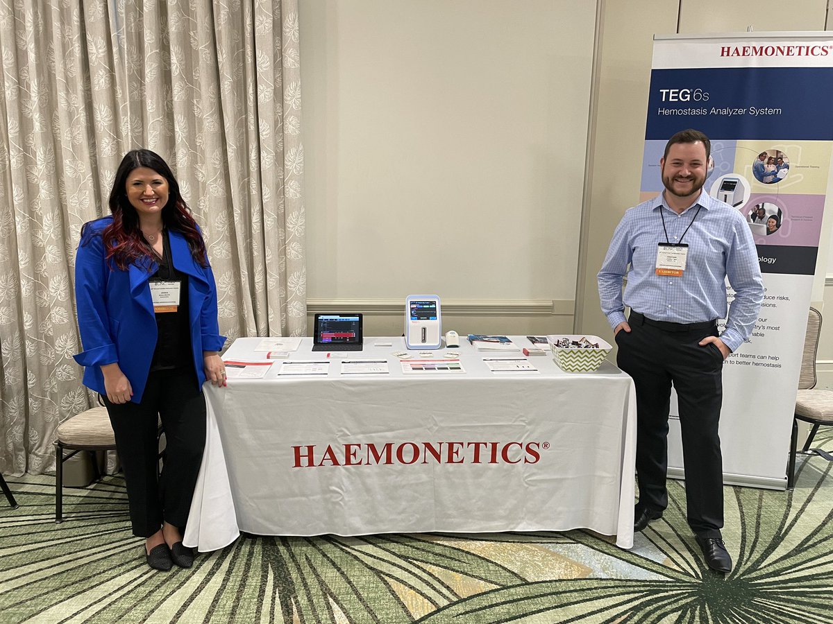 JGalka_'s tweet photo. Haemonetics is proud to support the UNC Anesthesia Refresher Course in Kiawah Island. Come see us to learn more about the use of #TEG🩸 @jmwalters222 @HaemoneticsCorp #TEGNation #HAE #CVSurgery #Trauma #StoptheBleed #Coagulation #Kiawah #TEG6s #CriticalCare #Anesthesia https://t.co/iVPjon5hx4