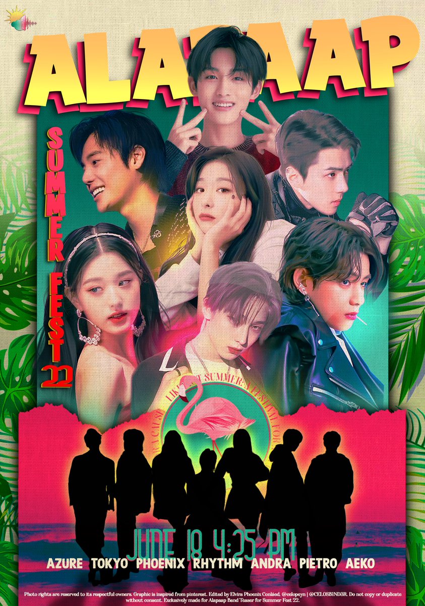 WETHECL0UDS's tweet photo. ㅤ

    SHUT UP  AND   DANCE  WITH US!

    ALAPAAP  is  back   on  stage  once
    again  to  beat    the   summer  heat!
    Catch Rhythm, Azure, Tokyo, Aeko,
    Pietro, Phoenix, and Andra on LHS:
    Summerfest '22!   #CloudySummer

ㅤ https://t.co/tuwWZFjYlx